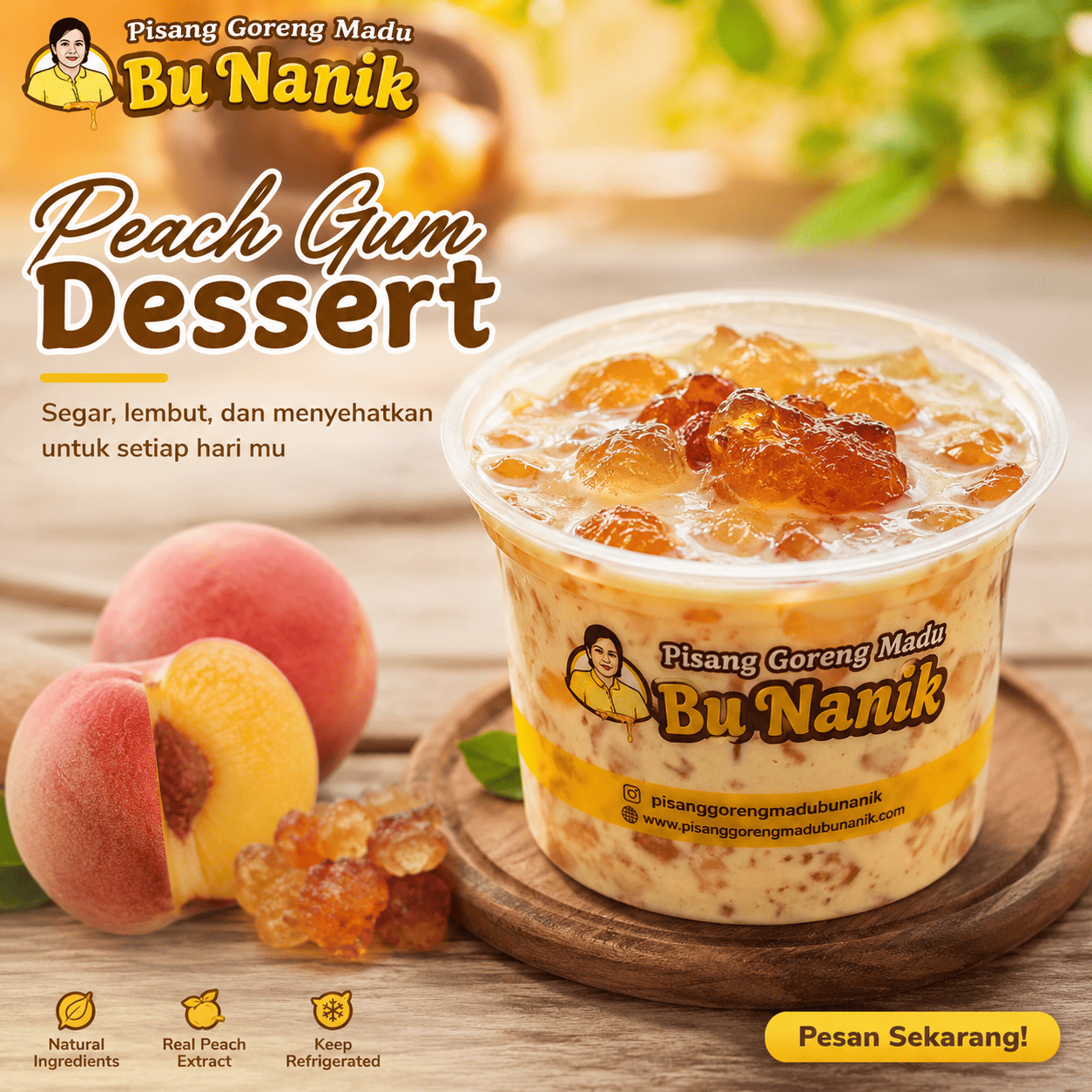 Peach Gum Dessert Bu Nanik